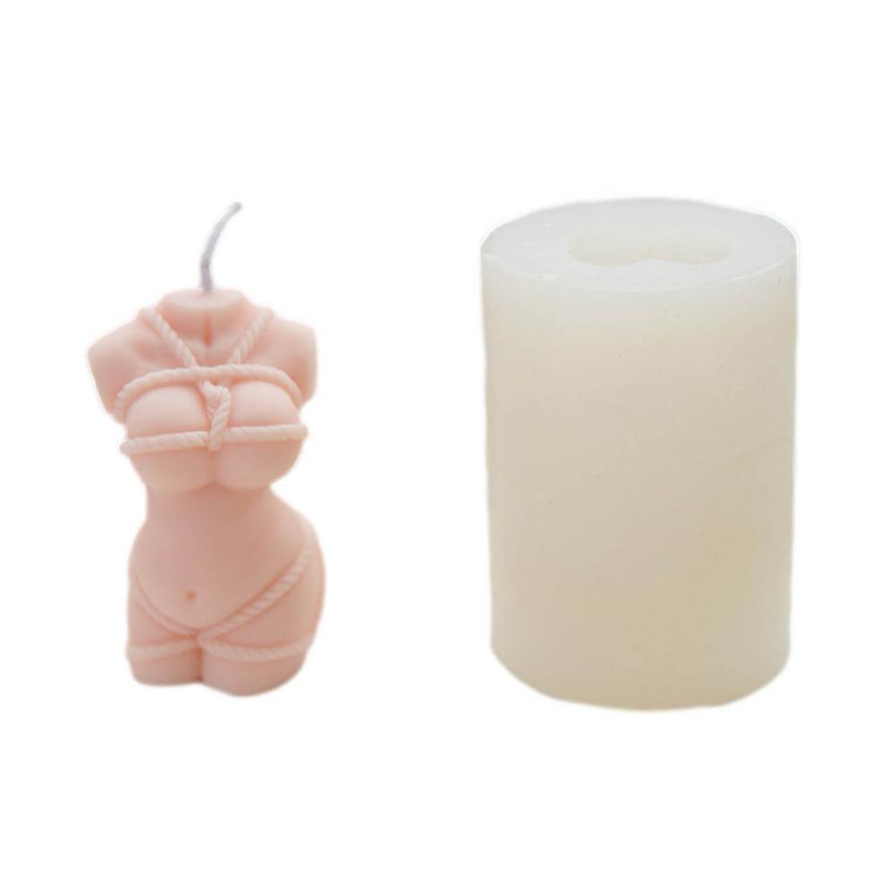 Silicone Human Body Candle Mold Body Art Silicone Mould 3D Female Woman Making Wax Mould Hand Soap