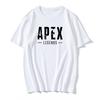 Мужчины женщины Apex Legends Футболка Игра Чистый Хлопок Топы Футболка Потрясающие Футболки с Круглым Вырезом Юмористические Футболки