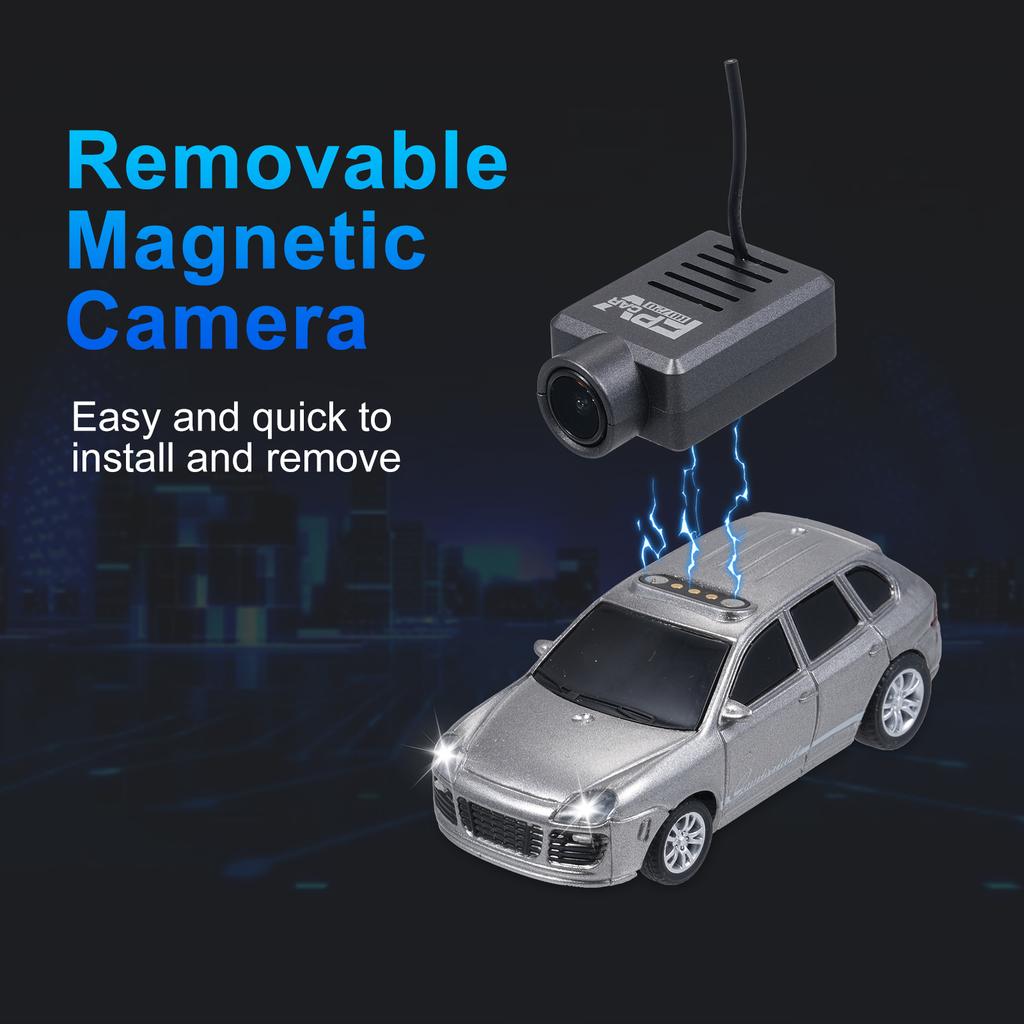 Remote Control Car with 720P HD WiFi Camera, Gyro, Ambient Lights, and VR Mode, Mini APP Controlled Toy for Boys Girls