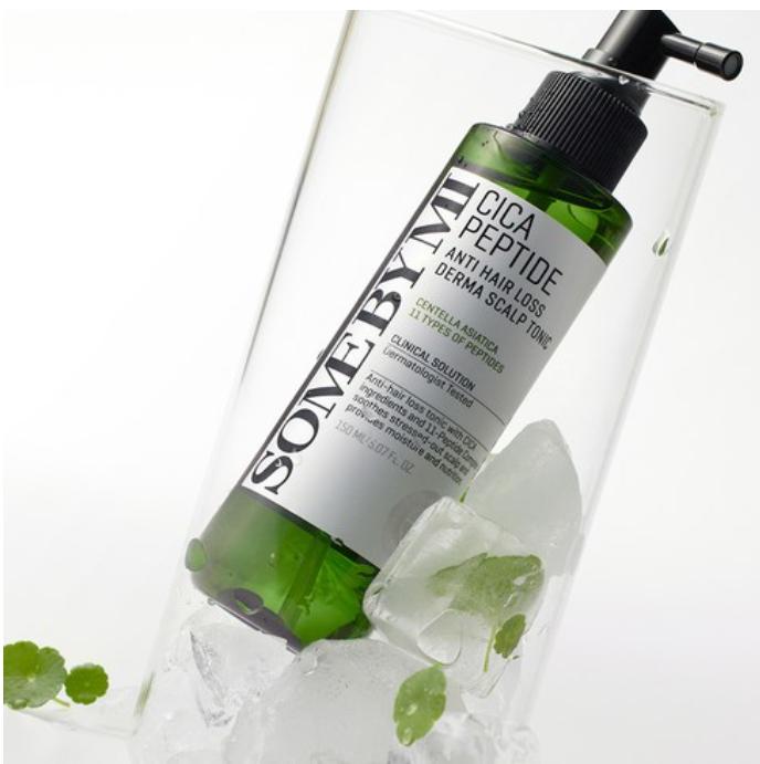 SOME BY MI Cica Peptide Тоник для кожи головы против выпадения волос 150 мл – Успокаивающий и укрепляющий