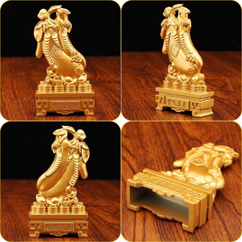 Песочно-золотой фиолетовый газ Дунлай баклажан украшение гостиная офис винный шкаф украшение открытие вход