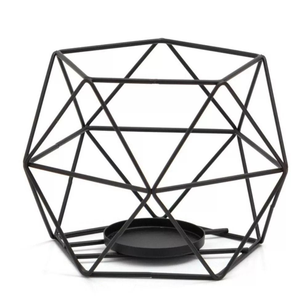 Полый подсвечник металлический держатель света новый многоугольный подсвечник рождественский