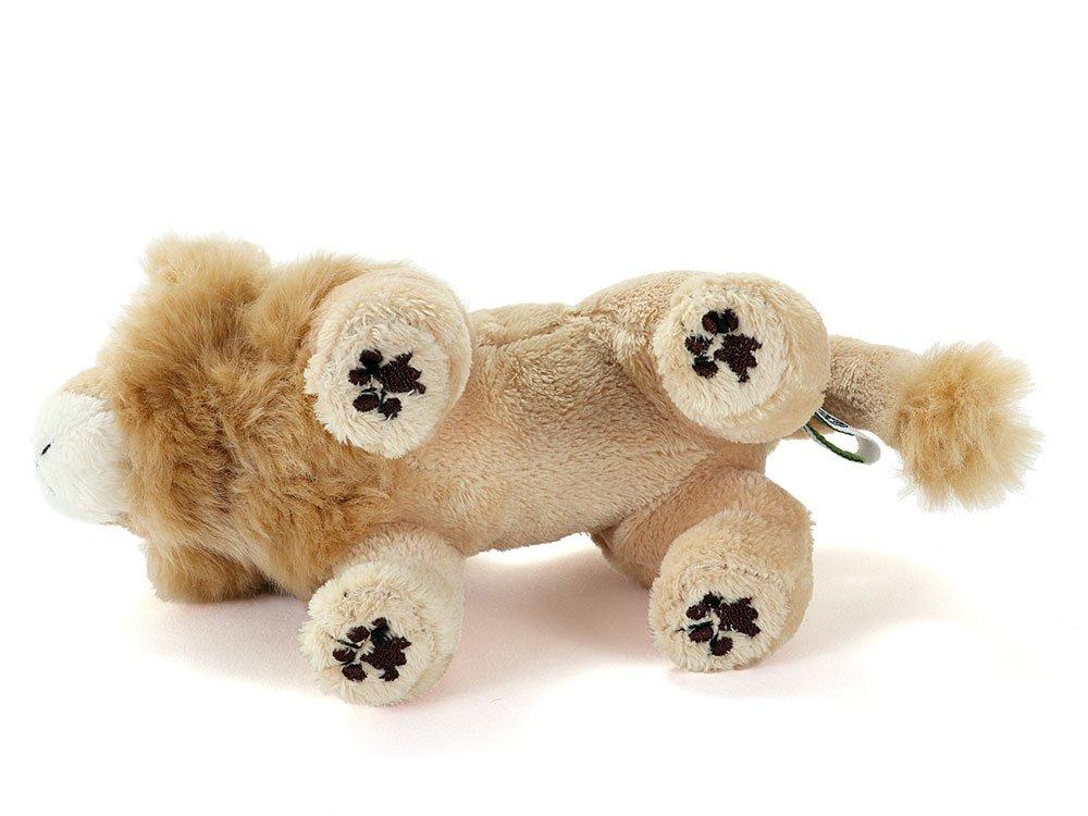 COLORATA Lion Plush Mascot Wild Animal with Cute Animal Keychain Doll Gift Christmas Present (Realistic Chain) (Twice Tested) /