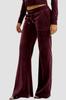 Juicy Couture Śliwkowe Spodnie Dresowe Damskie Layla Low Rise S