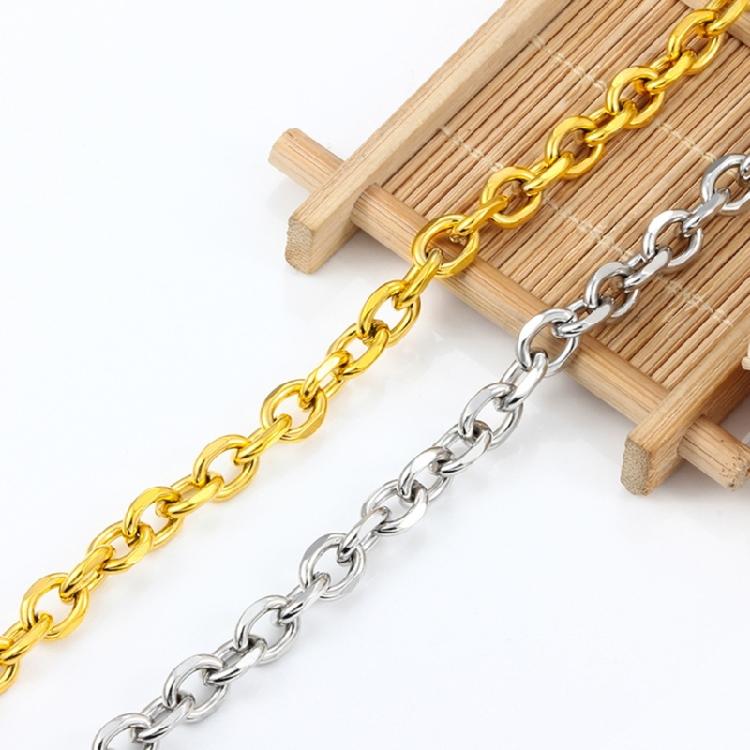 Профессиональная нержавеющая сталь цепь для изготовления ювелирных изделий Роло цепь оптом для ожерелий и браслетов Наборы для ювелирных изделий