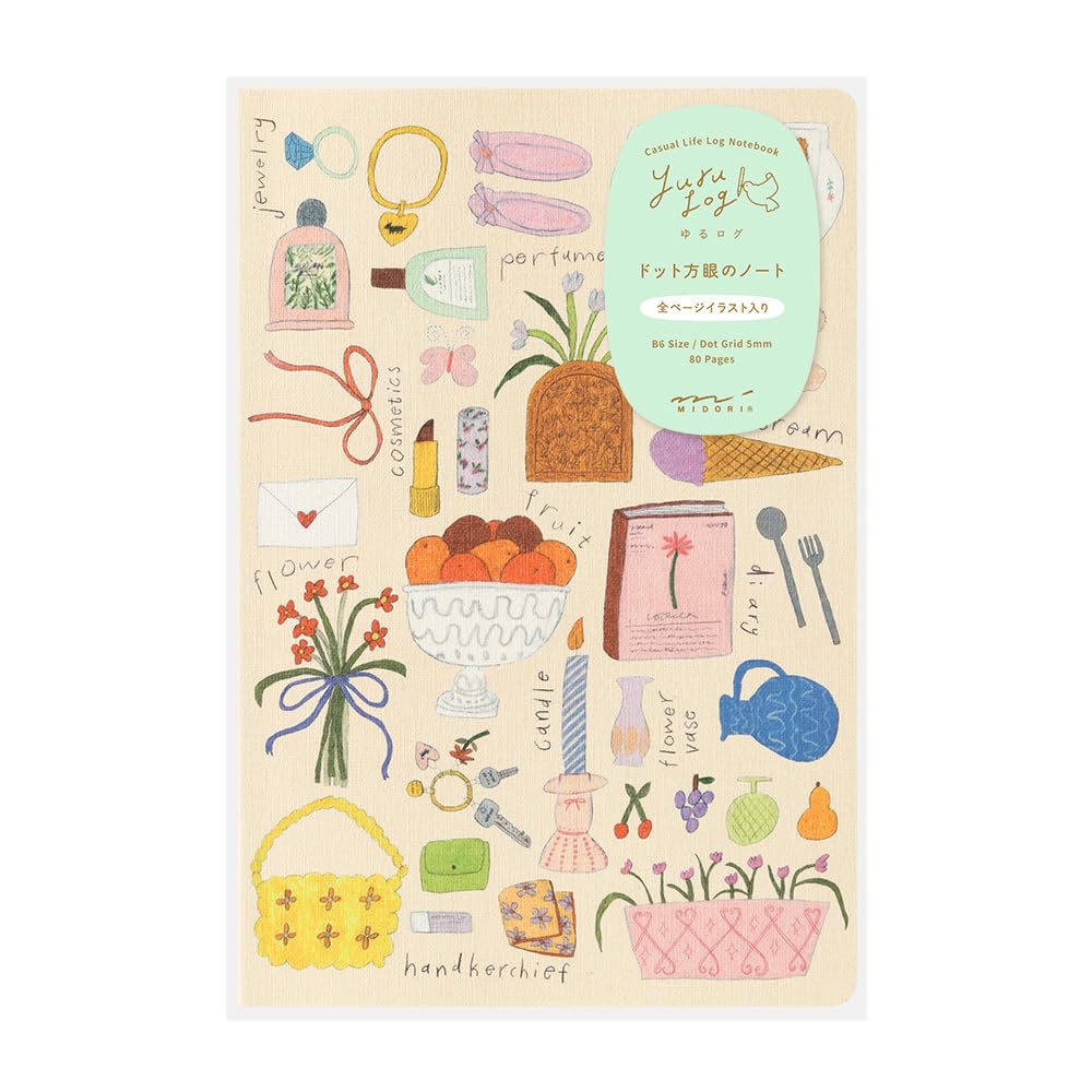 Midori Notebook Yurulog My Life Pattern B6 15355006