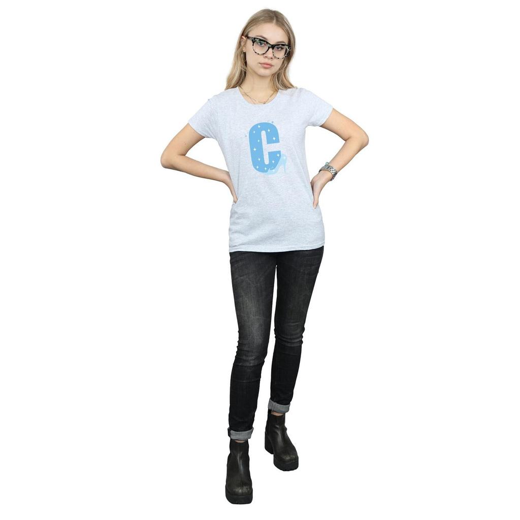 Disney Womens/Ladies Alphabet C Is For Cinderella Cotton T-Shirt