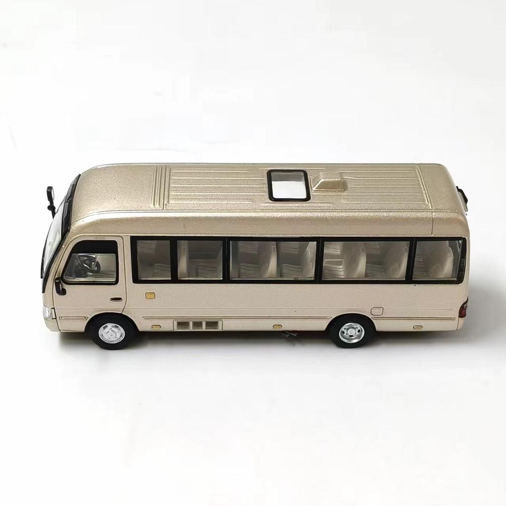 1/64 Toyota Coaster АВТОБУС Металлическая Машинка Литье под Давлением и Игрушечные Транспортные Средства Модель Автомобиля Миниатюрная Масштабная Модель Автомобиля для Детей