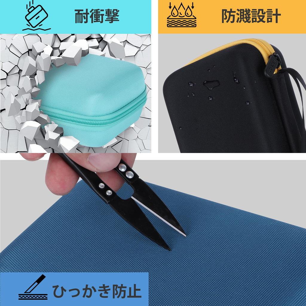 Lebakort Storage Case Compatible with Kodak Smile+ 2-in-1 Digital Instant Print Camera & Photo Printer (White/Yellow Case)