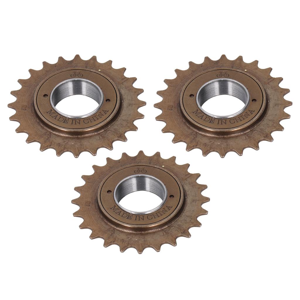 24T Bike Single Speed Flywheel Threaded One Speed Bicycle Freewheel Cycling Replacement Accessory
