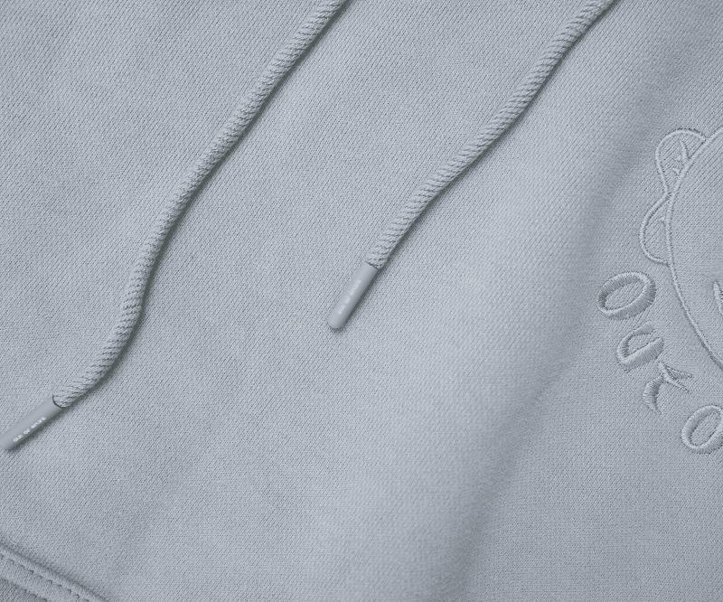 OUT OF TRUNK Mutt Character Hoodie (Light Grey)