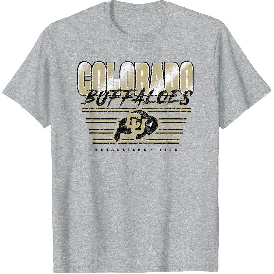 Elite Authentics Colorado Buffaloes Vintage 90's Decibel Officially Licensed T-Shirt, Small