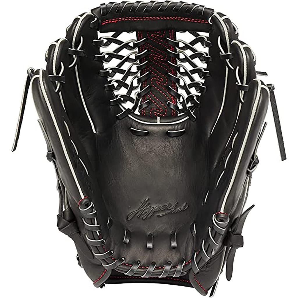 Rawlings Мягкая бейсбольная перчатка Hyper Tech R2G для и Подходит для взрослых (Черный, GR9FHTALR) Броски правой и левой рукой, Тренировки,