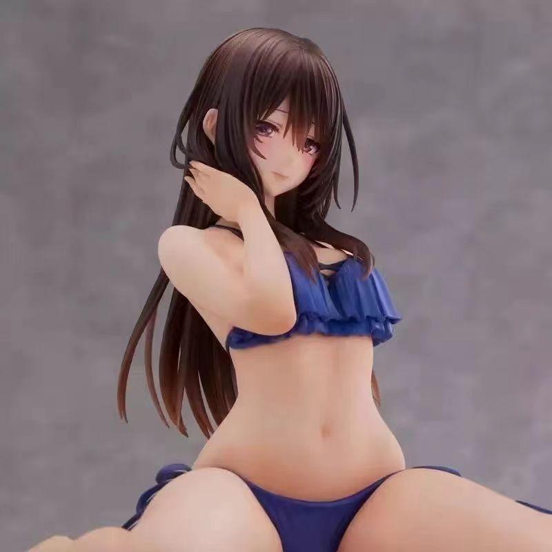 12cm Shy Girls In Love Kasane Minazumi Sexy Anime Hanikami Kanojo Wa Koi Wo Suru Action Figure Adult Model Doll Toy