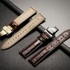 Браслет из натуральной кожи 18/20/22 мм + коробка для Tissot Seiko Samsung Galaxy 4 6 классический ремешок/46 мм/active 2/Huawei GT/2e/3 pro