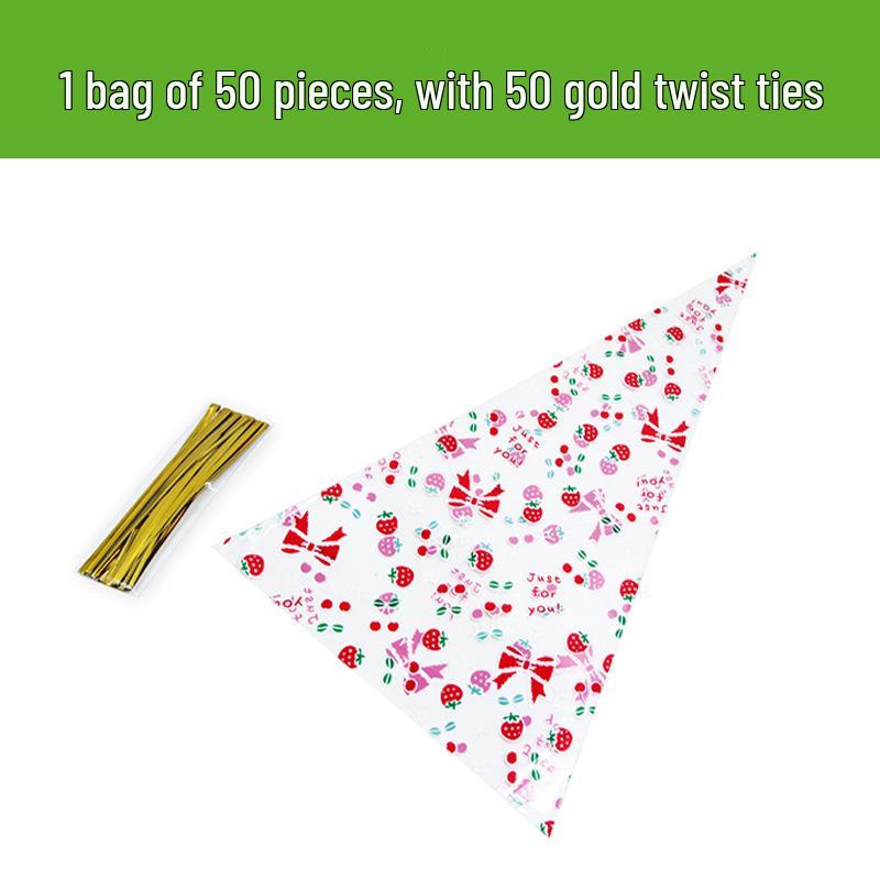 Креативный протеиновый попкорн конфеты треугольный пластиковый мешок с завязками