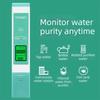 Цифровой тестер качества воды 3-в-1 с ЖК-дисплеем и подсветкой, термометр, портативный дизайн, EC-метр для аквариума
