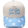 Hot Girls Love God Truck Driver Hat Embroidery Vintage Color Matching Baseball Cap Male Female Casual