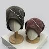 New Men Women American Retro Rivet Stars Knitted Hats Personal Warm Niche Fashion Street Beanies Hip-hop Versatile Loose Casual