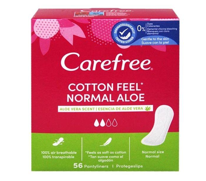 Ежедневные прокладки - CAREFREE - NORMAL ALOE - Гипоаллергенные - Хлопок - Удобные