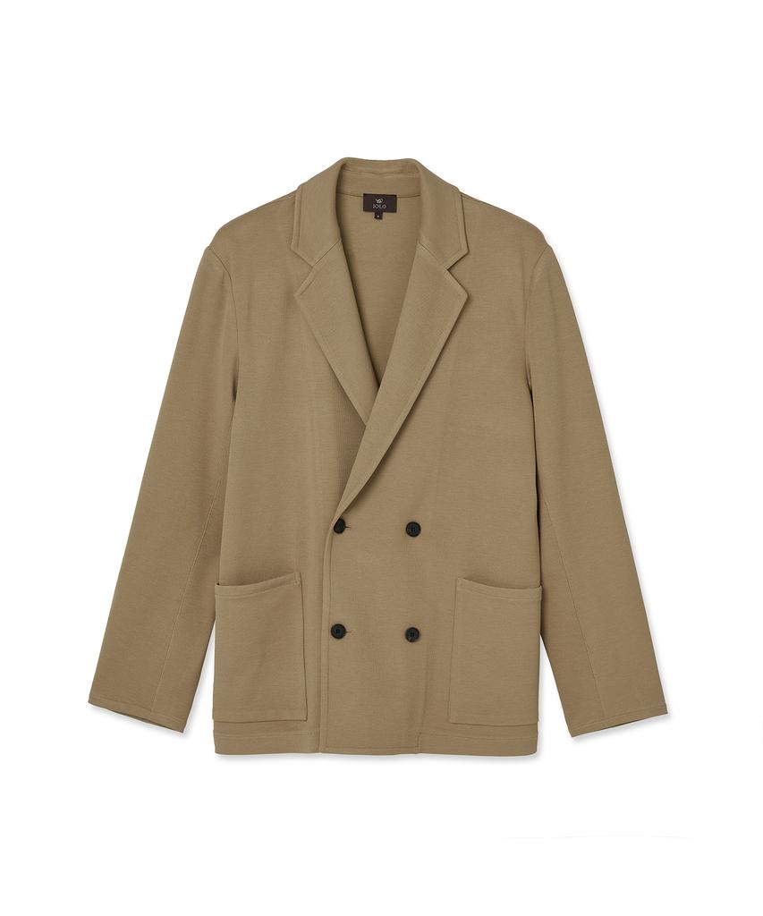 Iolo Double Jersey Jacket_Beige