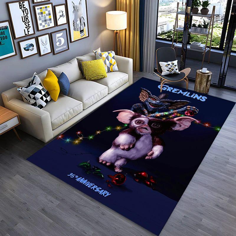 Gremlins 35th Anniversary: Chaos Charm carpet Suitable for all seasons Living room and bedroom mats Doormat Protective pad Bathroom mat