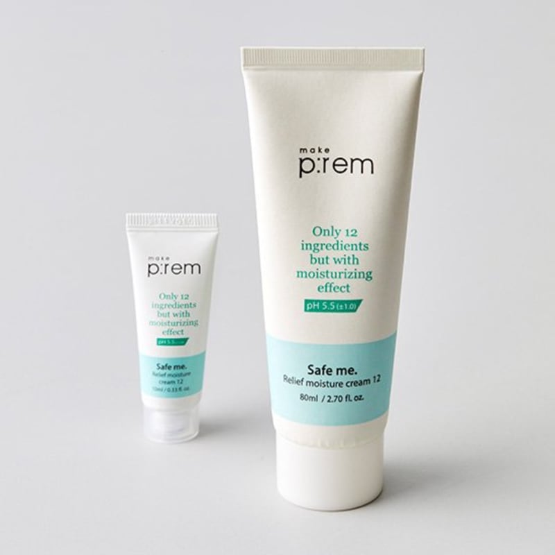 makeprem Safe Me Relief Moisture Cream 12 80ml + 10ml Free