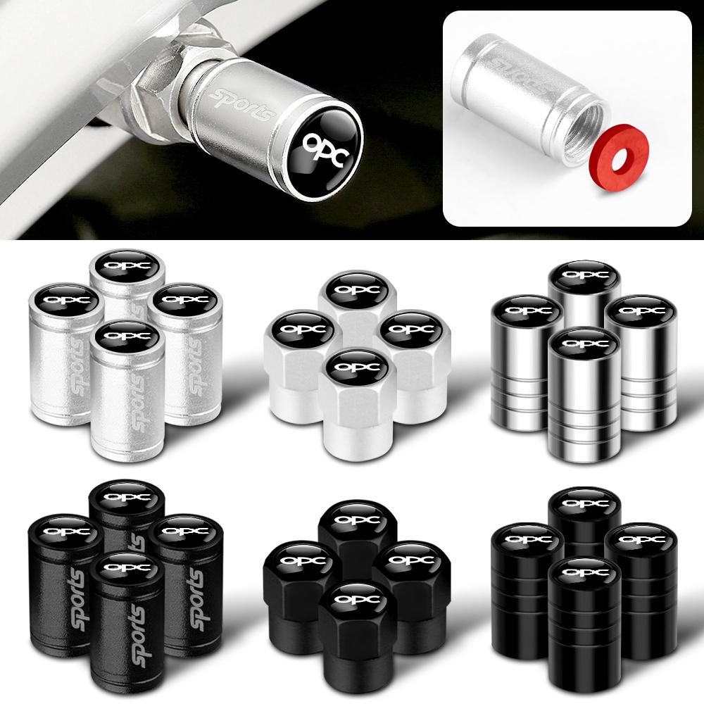 4pcs Metal Car Wheel Tire Valve Stem Caps Covers Auto Accessories For Opel Zafira B Corsa Insignia Mokka Regal Car Wheel Hubcap qkh099
