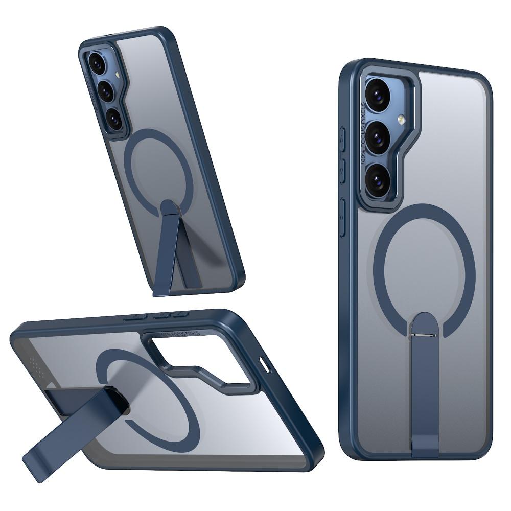Для Magsafe Беспроводная Магнитная Зарядная Стойка Чехол для Телефона Для Samsung S26 Ultra S25 Edge S24 S23 Plus S24 FE Держатель Прозрачная Крышка