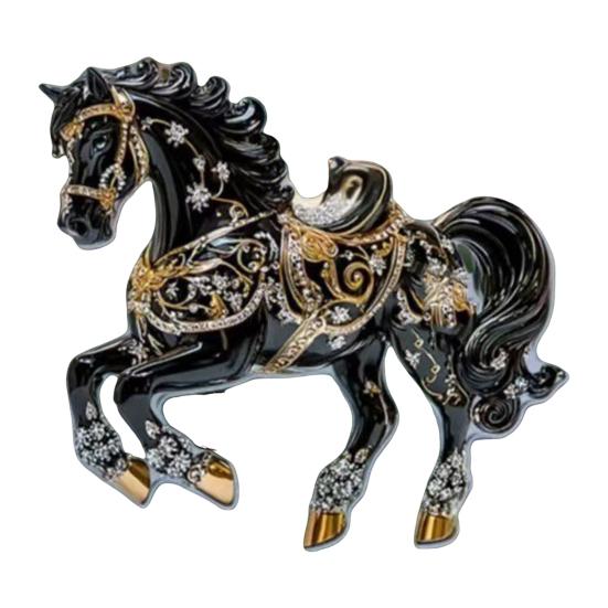 Лошадь Украшение Сверкающий Страз Лошадь Украшение на Елку 2D Акриловая Подвеска Праздничный Сувенир Подарки для Женщин Девушек Любителей Лошадей