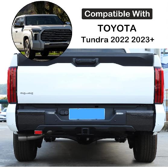 Защитная накладка на задний бампер автомобиля Совместимая с Toyota Tundra -2025 Пикап Задний Боковой Угол Бампера Защита Кромки Углы Противоударные