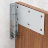 Exposed Mounting Cabinet Support Rack Heavy Duty Wall Connectors Hardware  Wardrobes Installation