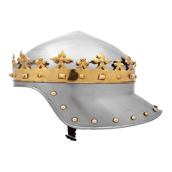 Костюм крестоносца Броня Шлем Средневековый рыцарь Тамплиер Шлем