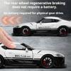 1:Модель игрушечного автомобиля Supra Z4 Масштаб 22 Двери открываются Звук Свет Оттянуть назад Миниатюрные модели суперкаров Игрушки Декор для дома Украшение