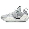 Li Ning Wade All City 8 Gentlemen Trendy Non-Slip Wear-Resistant Low-Top Basketball Shoes Men Sneaker Coin-Gray ABAQ069-6
