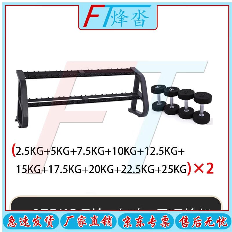 Fengta Rubber-Coated Dumbbell Set