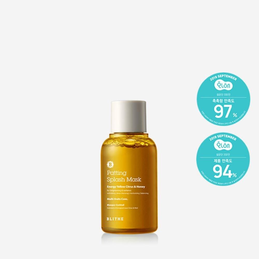[Blithe] Patting Splash Mask Energy Yellow Citrus & Honey Средство для умывания лица 70 мл, 1 упаковка, 1 шт.