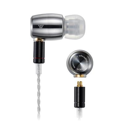 Radius HP-W300 Серия Double V Корпус из титанового сплава Наушники с высоким разрешением: Аудио высокого разрешения, Съемный кабель MMCX, Титановый сплав