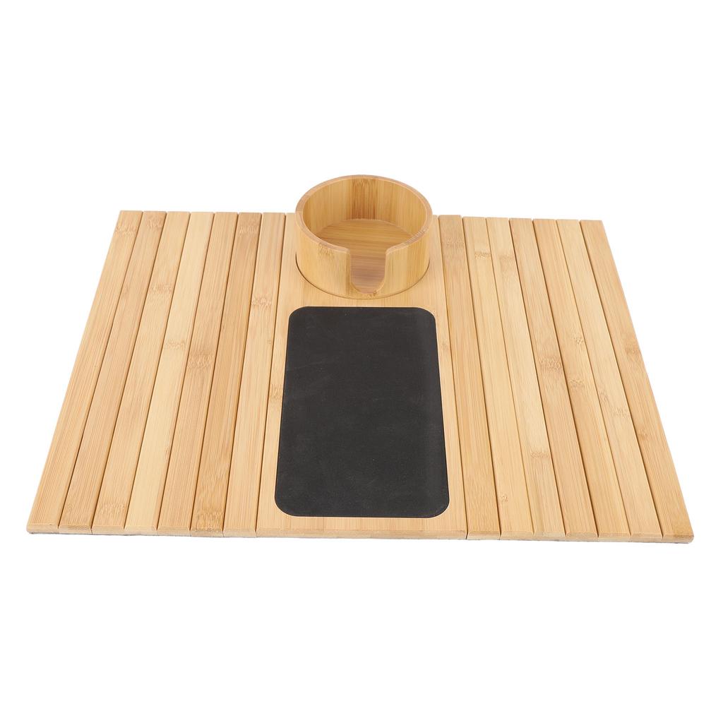 Подставка для подлокотника дивана из бамбука, съемный держатель для чашки, подлокотник для дивана, органайзер для столовой, питья и