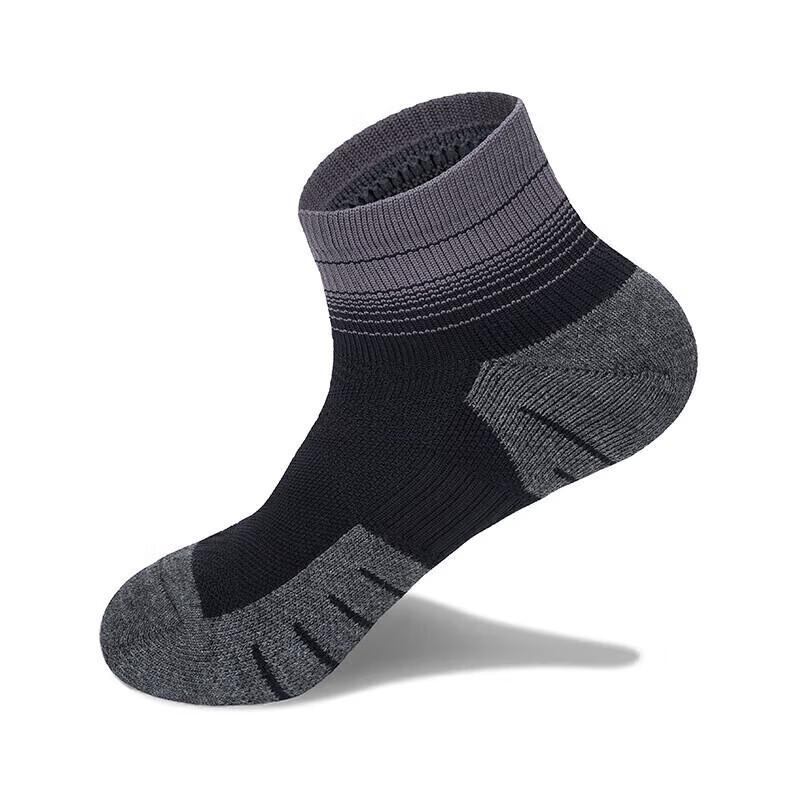 TFO Competition Grade Outdoor Sports Socks Moisture-Wicking Running Hiking Mountaineering Socks A2202409 Men's Black