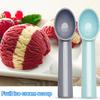 1 Set Ice Cream Scoop Food Grade Cold-Resistant Plastic Watermelon Fruit Ball Spoon Dessert Scoop for Home