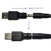 Компактный USB-адаптер-преобразователь для зарядки, с разъемом USB Male на DC Female, 4,8 см, аксессуары
