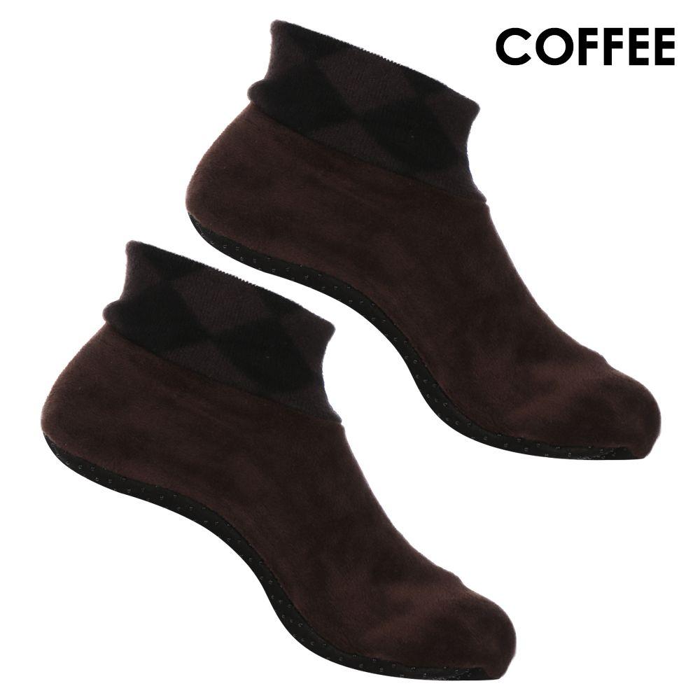 Термоноски мужские леопардовые зимние теплые утолщенные носки для сна противоскользящие носки для пола