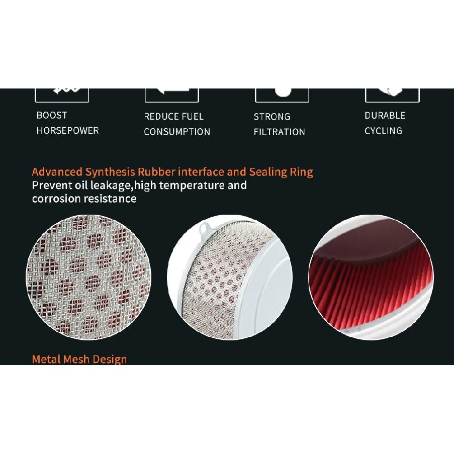 JSBM Motorcycle Accessories Air Filter For Daelim Daystar 125 VL125 17213-BA1-0000 Engine Intake Cleaner Element