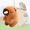 Мягкая плюшевая игрушка-капибара Брелок Аксессуар для сумки Машущий хвостом Морская свинка