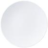 White Collection 23cm Flat Plate, White, Stylish and Simple, Microwave and Dishwasher Safe, 51326-5649