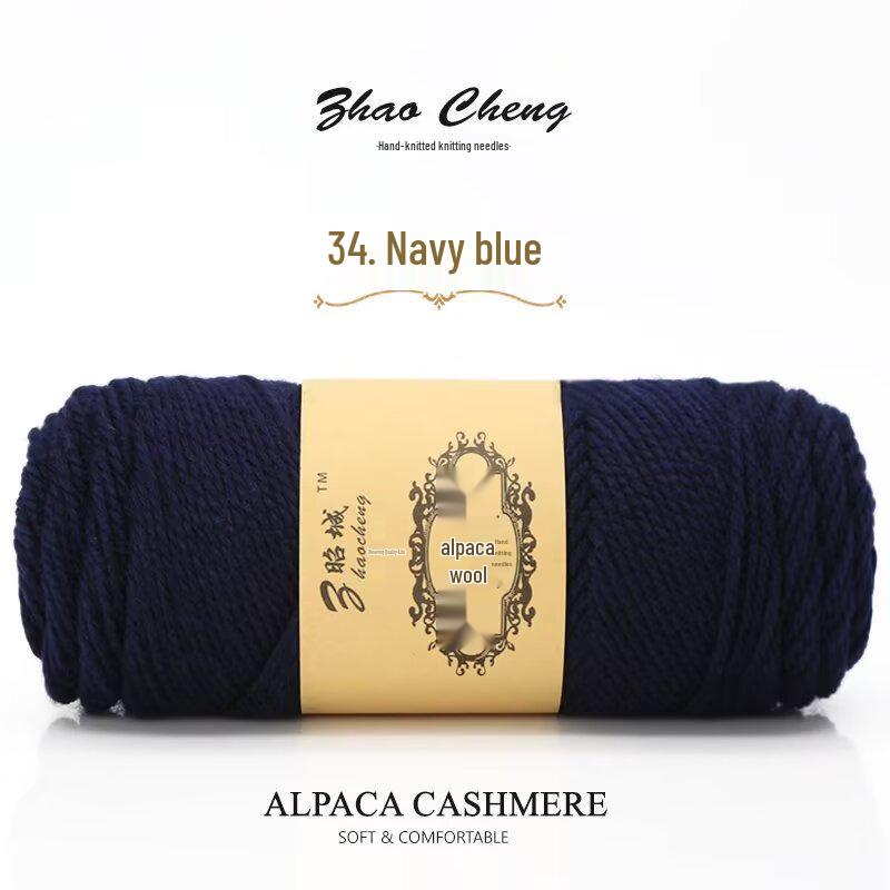 Шарф-подушка из альпаки ручной вязки – Средней толщины, Мягкий, Сделай сам, Крючком