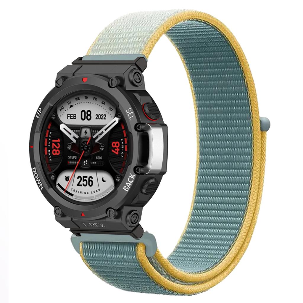 Нейлоновый ремешок-петля для умных часов Huami Amazfit T-REX 3/2, женский/мужской браслет для Amazfit T-Rex/T-Rex Pro, ремешок на запястье Correa