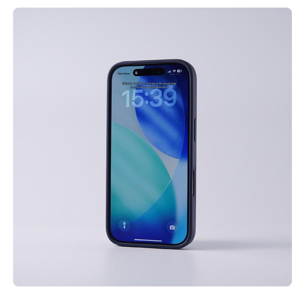 Матовый магнитный чехол-подставка для iPhone 17 Pro Max с матовым твердым покрытием