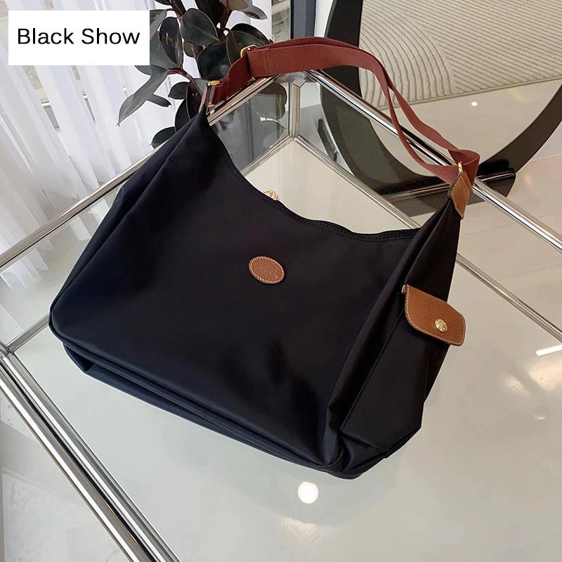 Nylon Women Handbags Designer Shoulder Bag With Logo Luxury Brand Hobo Tote Bag Large Capacity Ladies Messenger Bags